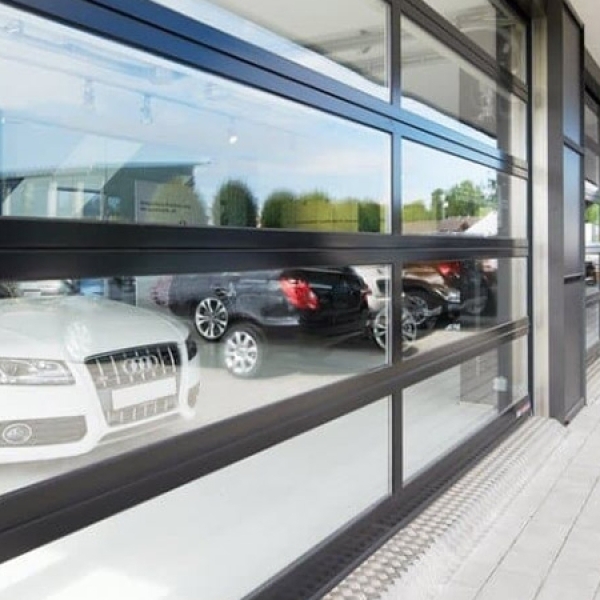 Панорамные ворота Hormann ALR 67 Thermo Glazing