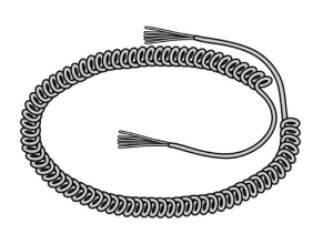 Спиральный провод 5-жильный (638182)